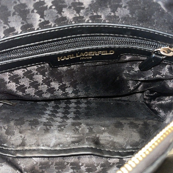 Karl Lagerfeld black mini backpack - Picture 3 of 6